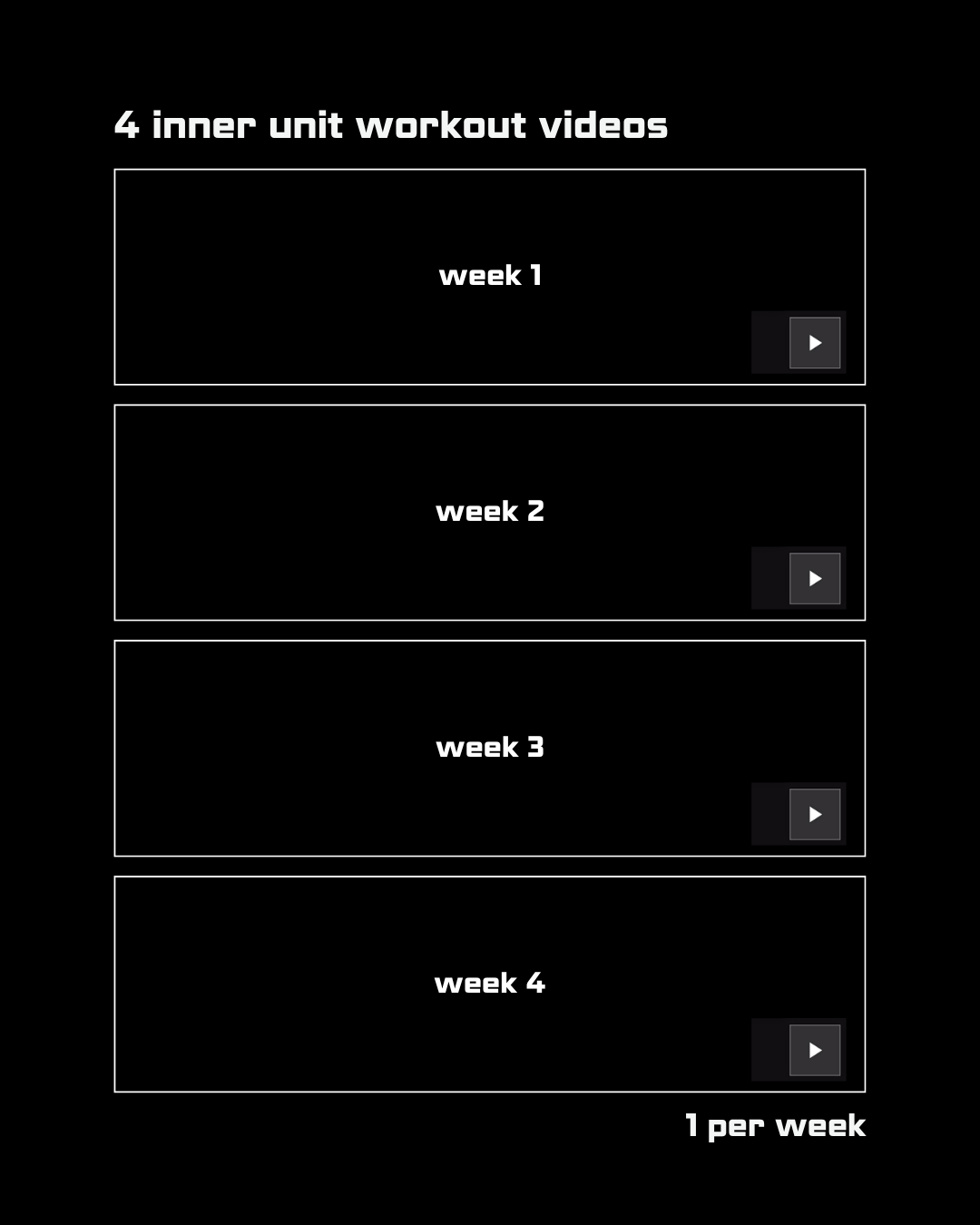 Inner Unit Training 30 Day Stability Program