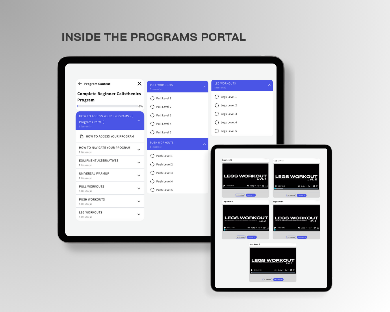 PROGRAM BUNDLE Phase 1: Stability → Phase 2: Beginner Calisthenics